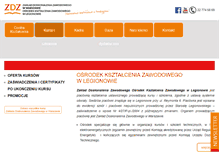 Tablet Screenshot of legionowo.zdz.edu.pl