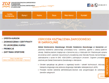Tablet Screenshot of garwolin.zdz.edu.pl