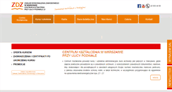 Desktop Screenshot of podwale.zdz.edu.pl